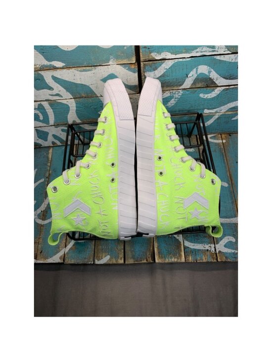 NEW Converse Men Sz 9 Unt1tl3d Not A Chuck All Star Hi Top Shoes A03146C Yellow main image 6